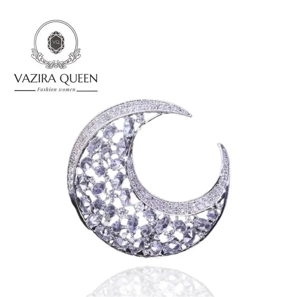 VQ Moon Brooch